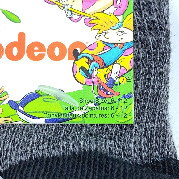 New Nickelodeon Rugrats Chuckie Crew Socks Sz 6-12 - Picture 5 of 5